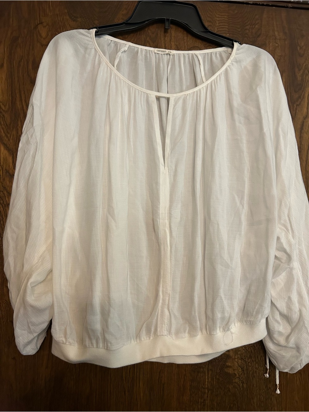 Lightweight White Peasant Blouse - OVS/Unknown